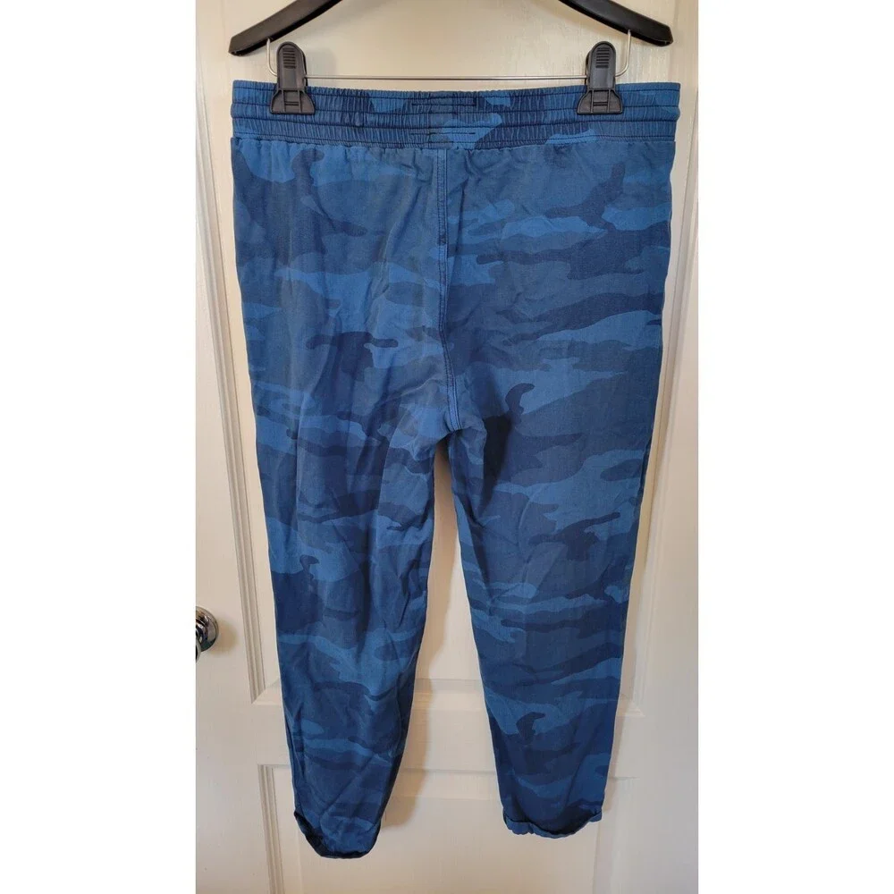 Current/Elliot Blue Camo Drawstring Pants